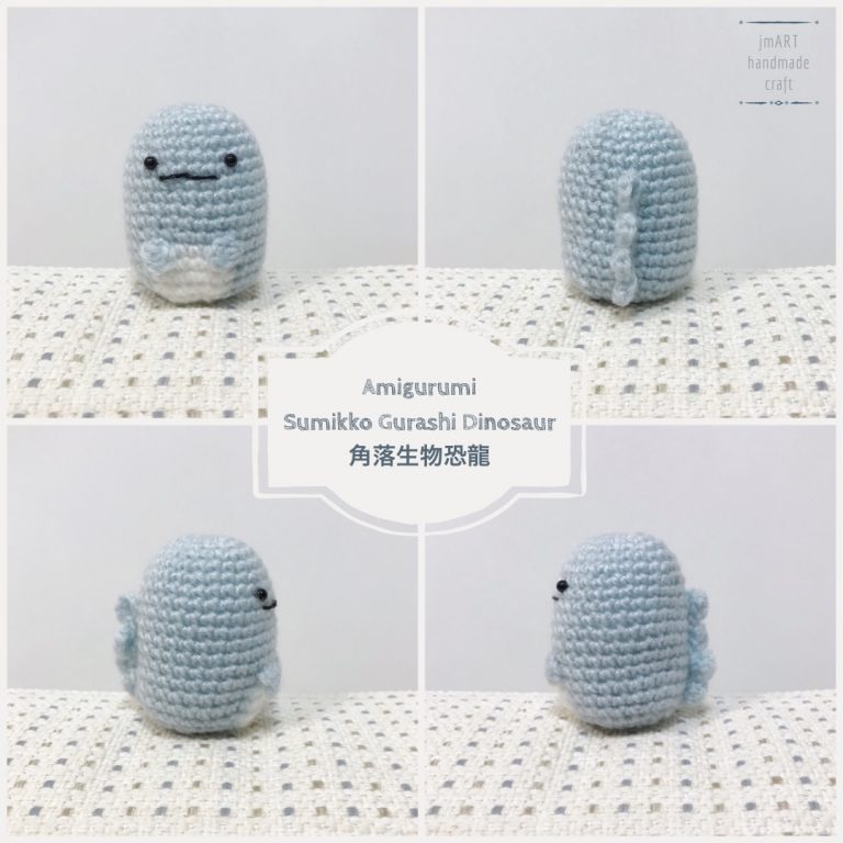 Sumikko Gurashi Amigurumi Dinosaur Crochet Free Pattern – jmART